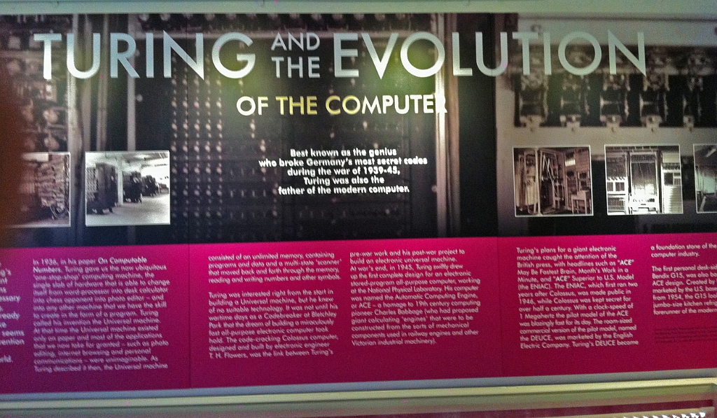 BletchleyPark_TNMOC 021.jpg - Turing is the best known genius of Bletchley Park, even if there were many others!